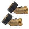 Brass Garden Hose Shutoff Valve Curved Design Water   Control for Garden Irrigation Car Washing