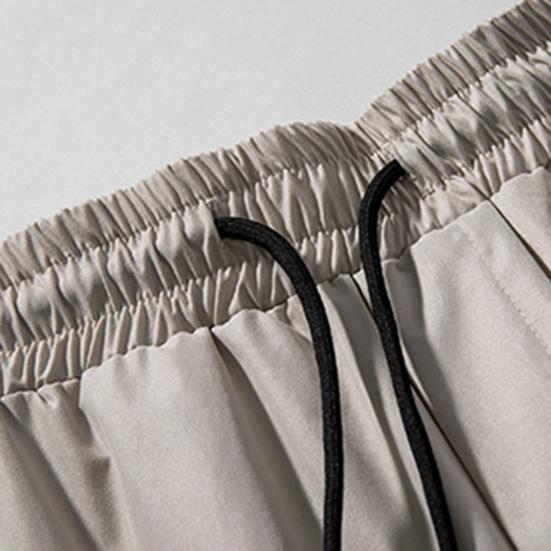 Брюки-джоггеры с карманами и карманами, мужские брюки с эластичной талией, уличная одежда, молодежная одежда