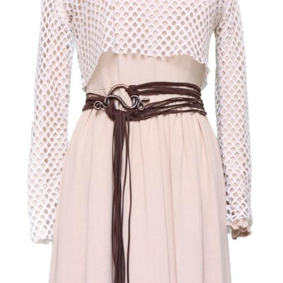 Пояс-веревка ведьмы викинга, регулируемая длина, ренессансный, на Хэллоуин, пояс на талию, фестивальный, аксессуар для ролевого костюма