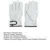 1 Pair Welding Protective Gloves Hand Protection Fake Sheepskin Work Gloves Anti-Slip Adjustable Wrist Opening Safety Gloves