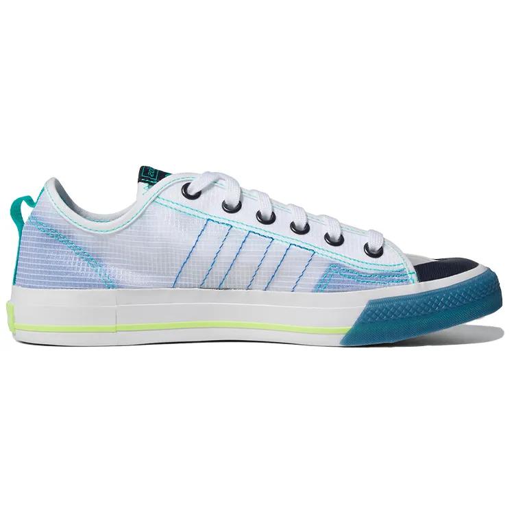 Adidas Nizza RF 'White Lush Blue' (Unisex) Cloud White / Lush Blue / Legend Ink Skate Shoes FY3091