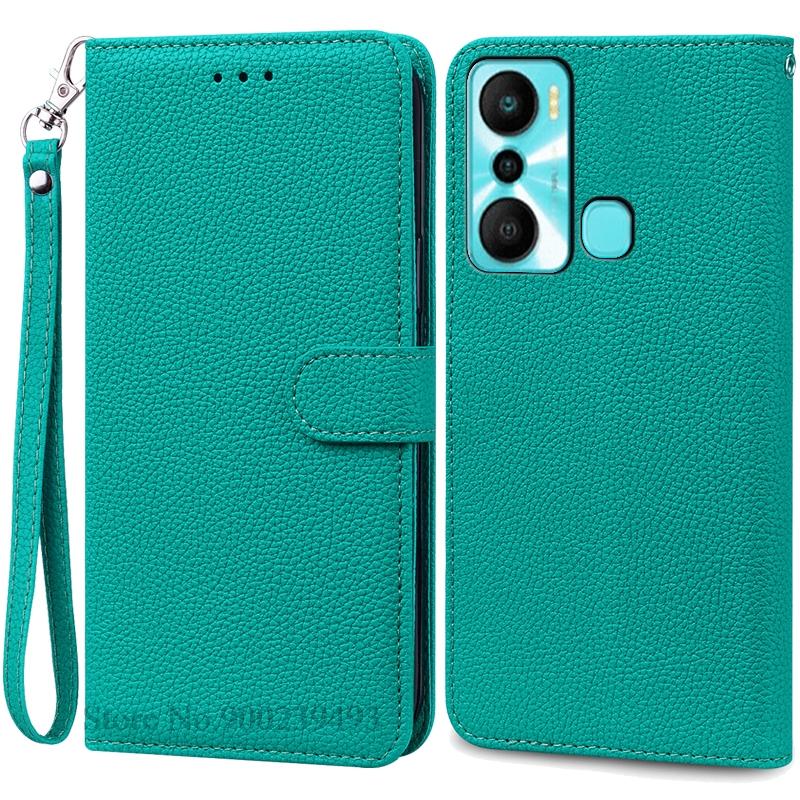 Hot 20i Case For Infinix Hot 20i Case Wallet Leather Flip Cover For Infinix Hot 20i Case X665C X665E Phone Cover Coque Fundas