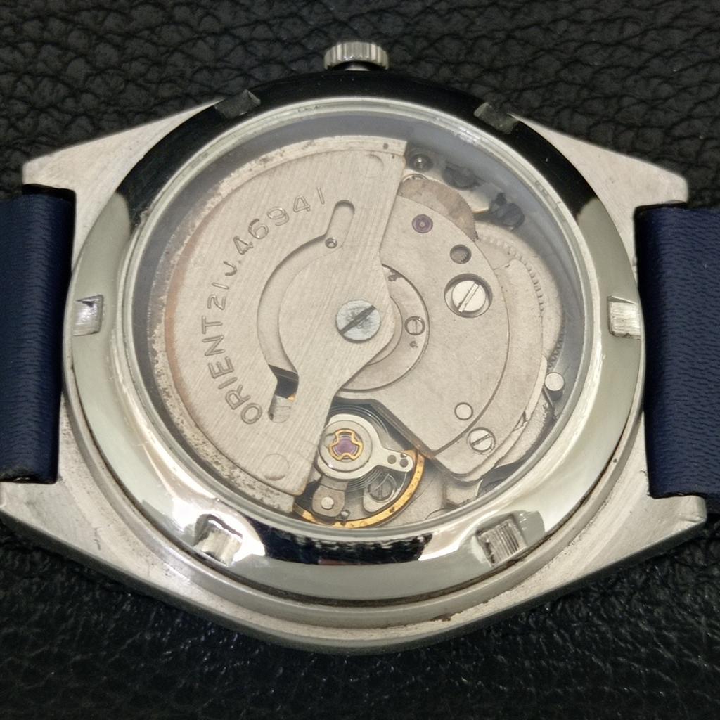 АВТОМАТИЧЕСКИЕ ВИНТАЖНЫЕ ORIENT AAA КРИСТАЛЛ ЯПОНИЯ МУЖСКИЕ ОРИГИНАЛЬНЫЙ ЦИФЕРБЛАТ ЧАСЫ a707776-1