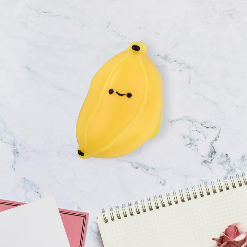 3 цвета Симуляция Банана Таба Сквиши Игрушки Мячики для Снятия Стресса Сенсорная Игрушка-непоседа Для Взрослых Детей Подарки на День Рождения Сувениры для Вечеринки