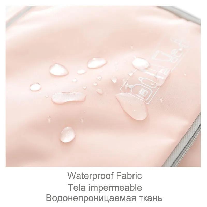 Women Cosmetic Bag Travel Men Toothpaste Toothbrush Toiletries Organizer Hook Female Beautician Makeup Bags Toilet Storage Bag