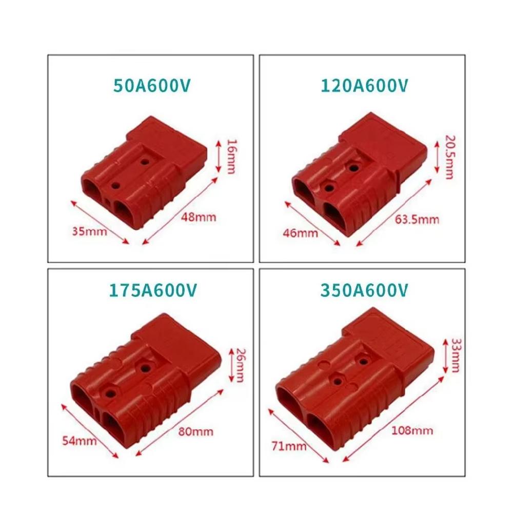 1-8 шт. 50A/120A/175A/350A Разъемы типа Anderson 12-24 В постоянного тока Инструмент для зарядки аккумулятора Электронные аксессуары
