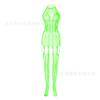 Sex Underwear Sexy Fishnet Socks One-piece Stockings Women's Open Crotch Suspenders Hollow Perspective Temptation One-piece Netwear