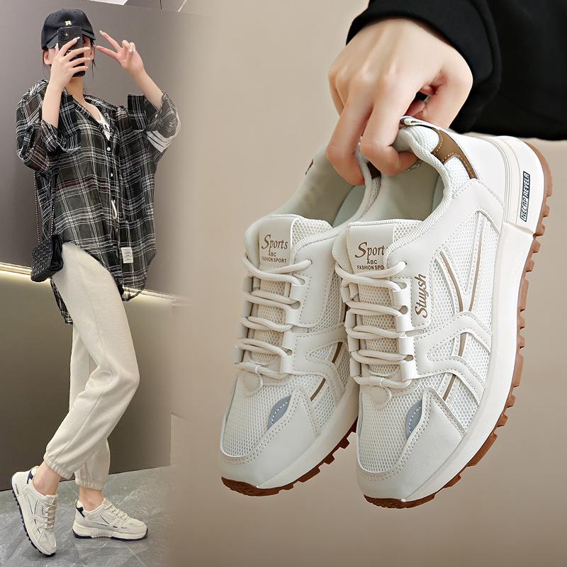 Женские туфли Cortez на толстой подошве: Дышащие, легкие, удобные, универсальные низкие кеды для студентов