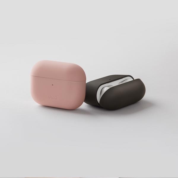 Etui do AirPods Pro UNIQ Lino - case pokrowiec silikonowy miętowy