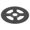 Black Disc 25H Three Holes 80T Crankset Inner Diameter 29mm Sprocket for Electric Scooter