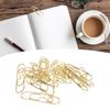 40 шт. зажимов для ручек из углеродистой стали, золотые зажимы для ручек, маленькие портативные зажимы для канцелярских принадлежностей 