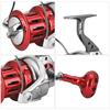 Large Metal Light Line Cup Sea Pole Spinning Reel Wheel with 18 Shaft Folded HandleTS8000