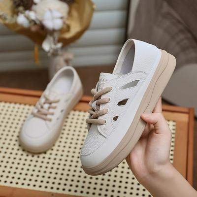 2024 Лето Новые Воздухопроницаемые Сетчатые Кроссовки На Танкетке Повседневные Туфли Нескользящие Женские Вулканизированные Туфли Женские Кроссовки На Платформе Tenis de Mujer