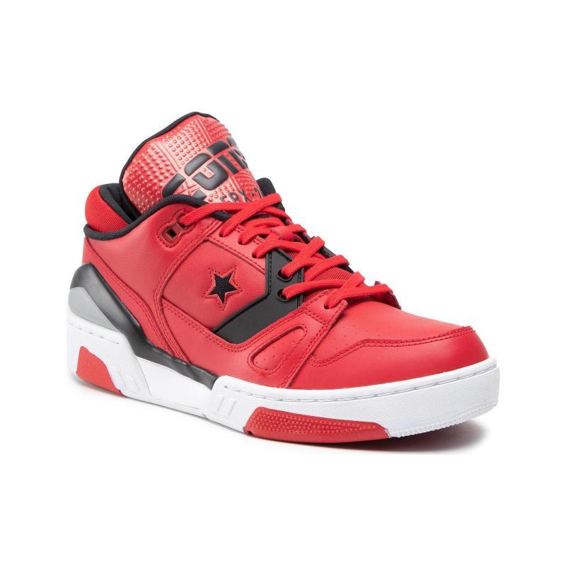 Converse ERX Кожаные Удобные Повседневные Полувысокие Винтажные Баскетбольные Кроссовки Унисекс Красные