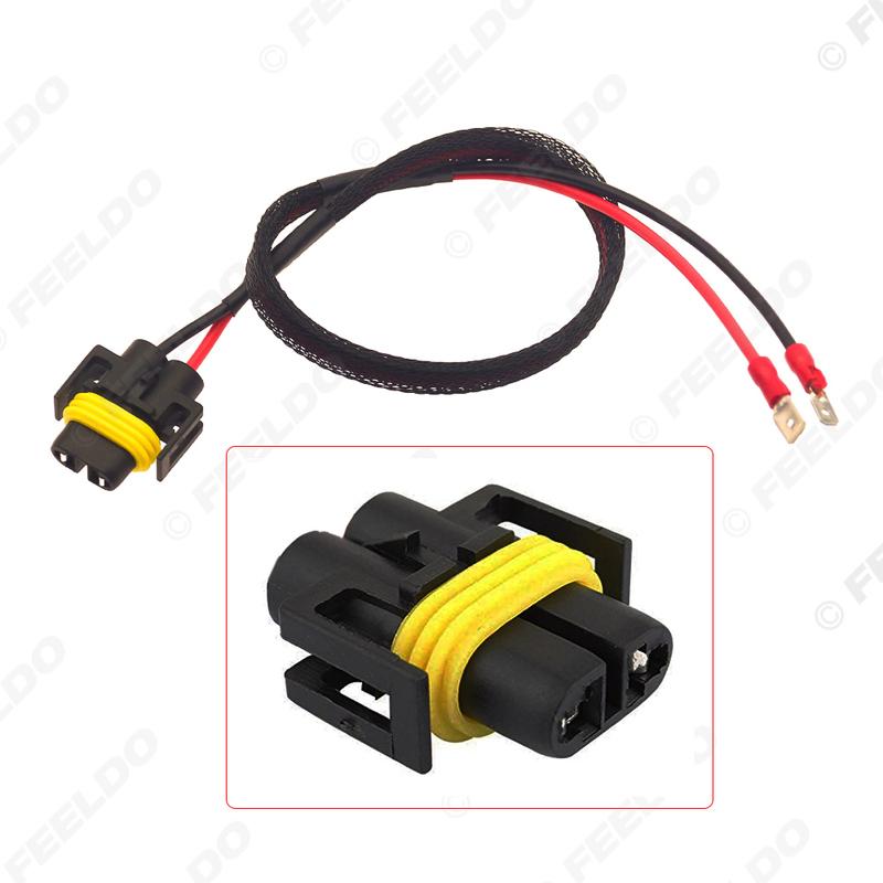 Car H11 Bulb Socket Cable for Halogen Headlamp Auto LED Bulbs Pigtail Connector Holder Adapter