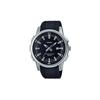 CASIOSTANDARD серия классические, простые, изысканные и модные, тройная застежка, водозащита 50 метров, кварцевый механизм, смола MTP-E195-1AV