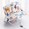 Kids Cartoon Bucket Hat Spring Summer Baby Sun Protection Cap Boys Girls UV Shield Outdoor Beach Fishing Hat