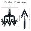 Садовый ротационный культиватор 2 в 1, рыхлитель газона, аэратор почвы, садовый инструмент для прополки, копания, переворачивания травы, аэратор для рыхления почвы