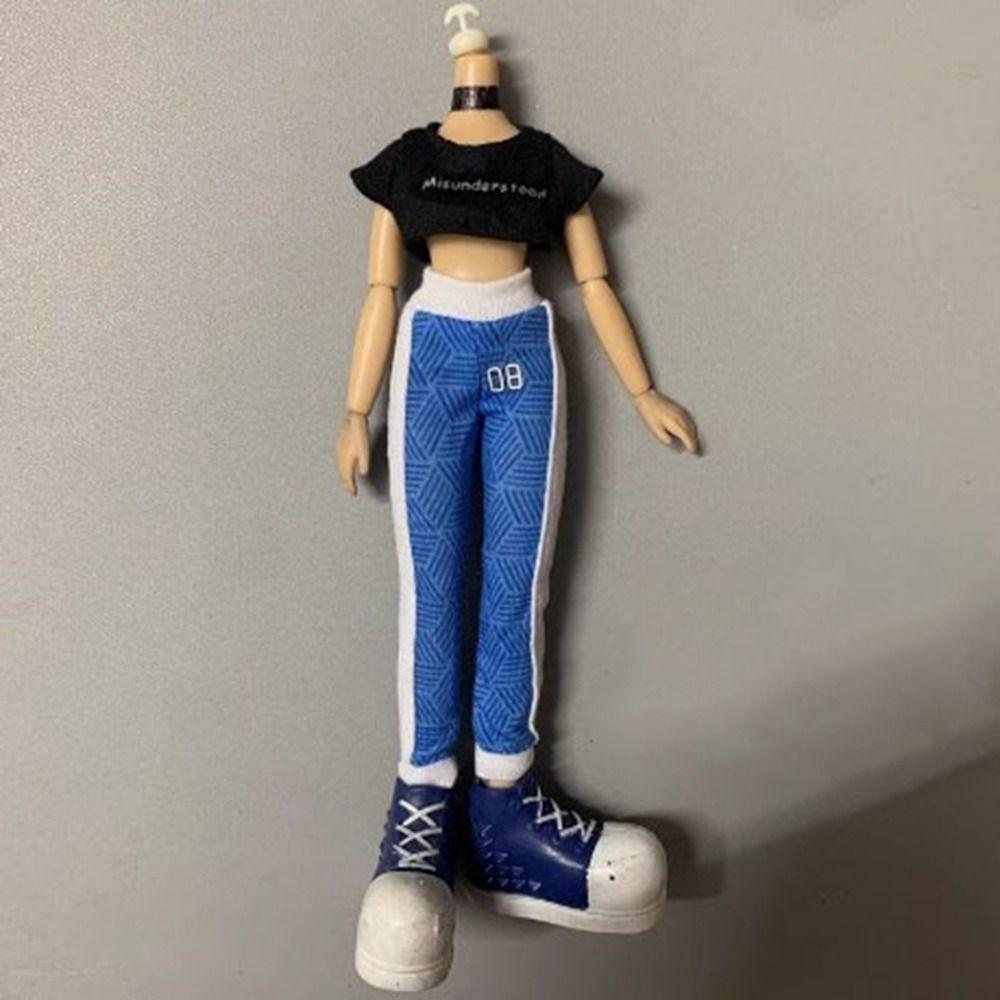 Casual Wears Doll Outfit Skirt Fashion T-shirt Pants Doll Dresses Clothes for 1/6 BJD 27~28cm Doll