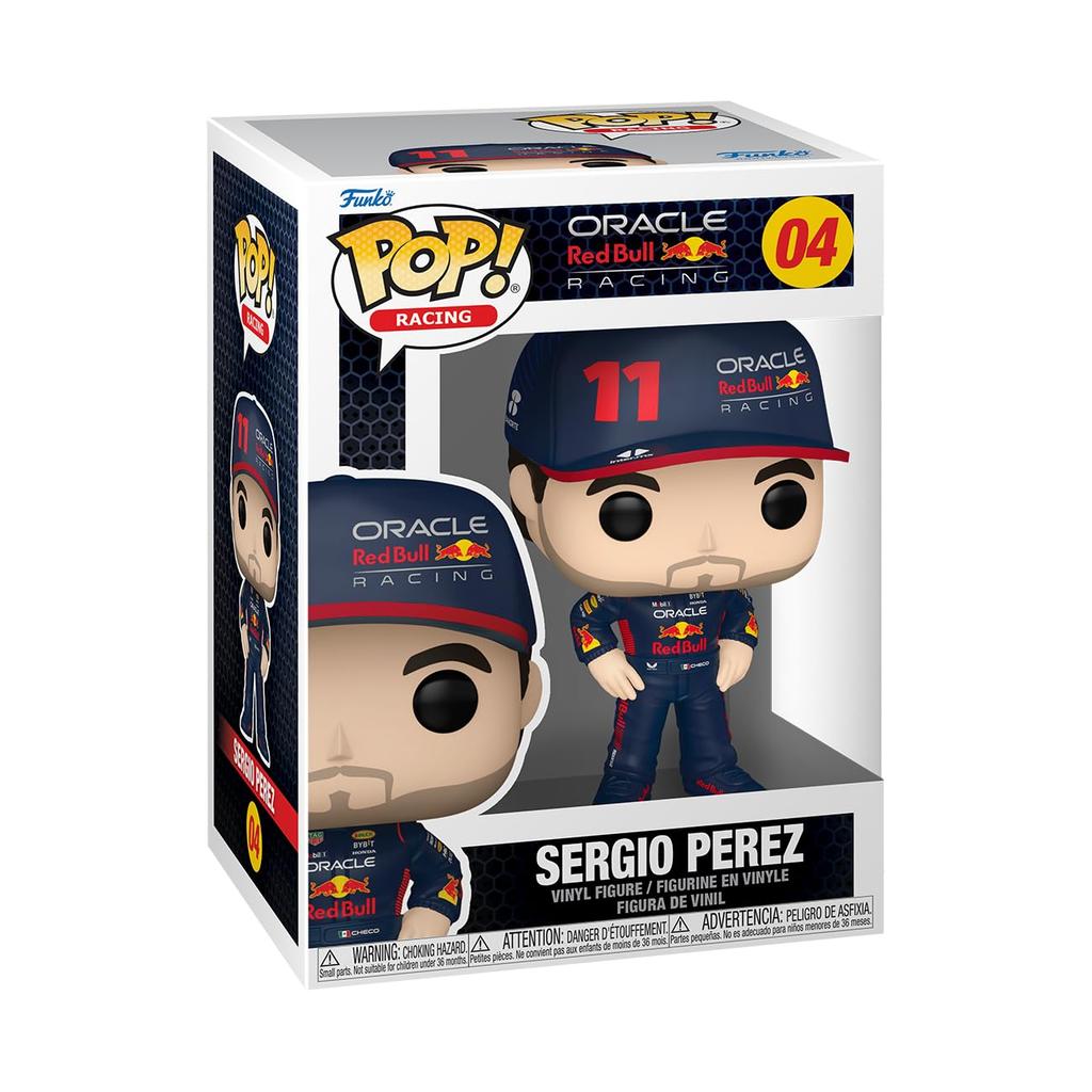 Funko Формула 1 Серхио Red Bull F1 Коллекционные виниловые фигурки Идеи для подарков Официальный мерч Дети Взрослые Спортивные фанаты Модельные фигурки для коллекционеров и