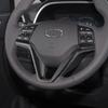 Для Hyundai Tucson 3-го поколения 2016 2017 2018 2019 ABS Накладка-блестка на руль автомобиля из углеродного волокна Декоративная накладка для интерьера Аксессуары