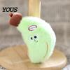 Funny Fruit Gift for Kids Cute Banana Plush Keychain, Soft Stuffed Pendant Macaron Color Decor with Embroidered Face, Cartoon Bag Charm Backpack