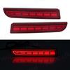 LED Bumper Reflector Lights For Mitsubishi Lancer Evo Evolution ASX Outlander Sport RVR Dynamic Turn Signal Rear Tail Brake Lamp