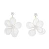 Ingemark Exquisite Elegant Imitation Pearl Mesh Flower Drop Earrings Women Romantic Minimalist Piercing Wed Bride New Jewelry
