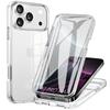 Protective Case - BOOLING - for iPhone 17 Pro Max - Shockproof - Transparent - Silicone+PC