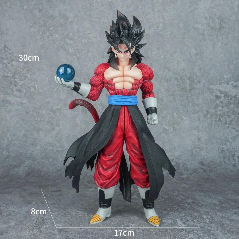 30Cm Anime Dragon Ball Gogeta Ssj4 Figure Super Saiyan 4 Son Goku Vegeta Figurine Pvc Action Figures Model Toy For Children Gift
