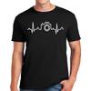 Heartbeat Camera T Shirt Mens Cool Photography Gift Idea Cameras Present Top Tee
