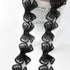 6Cm Black And White Mesh Bead Bow Barcode Clothing Accessories Exquisite Children'S Clothing Skirt Hair Accessories Lace Accessories