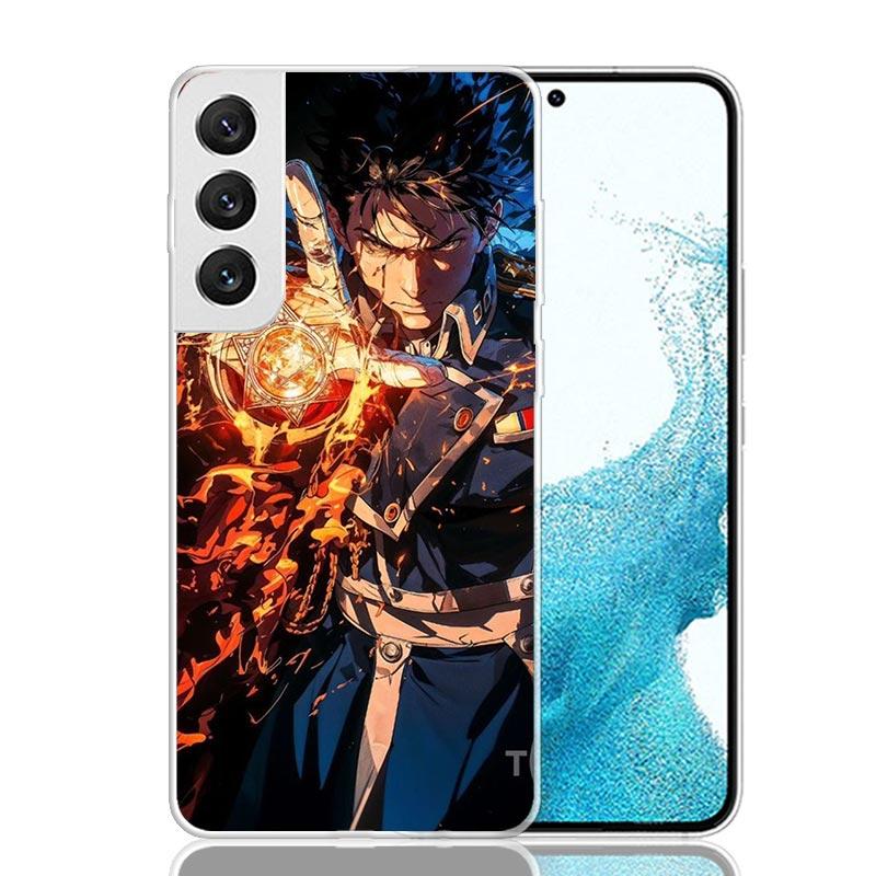 Чехол для телефона с аниме F-ullmetal A-Alchemist для Samsung Galaxy S26 S25 Edge S24 S23 FE S22 Ultra S21 Plus S20 + Fundas Cover Coque G