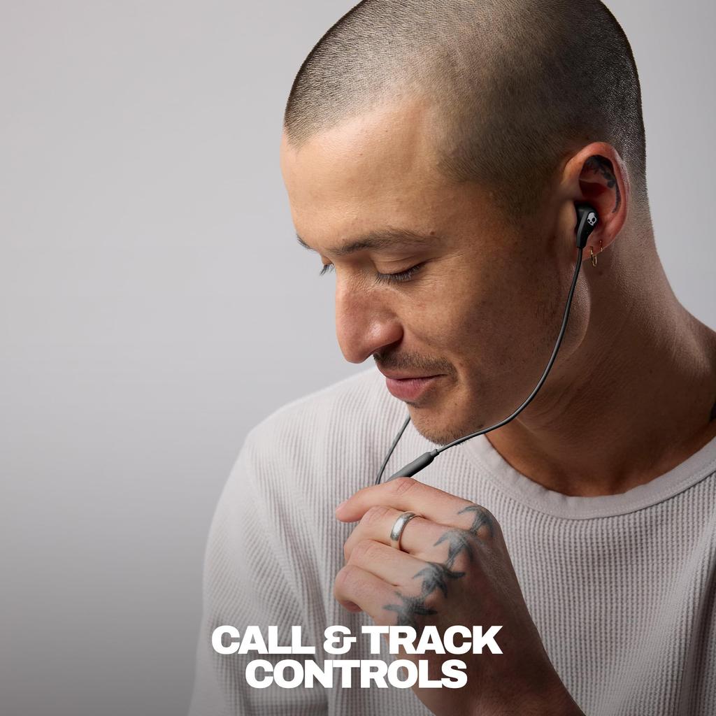 Skullcandy Официальный магазин USB-наушники для iPad IPX4 Водонепроницаемые с для Музыки Шума и Оригинальной Наклейкой в Комплекте Тип-C Pro, Спортивные, Устойчивые,