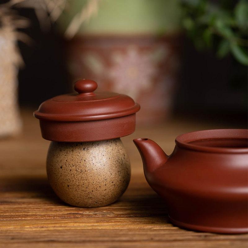 Zodiac Rat Tea Pet Handmade Coarse Pottery Mouse Animal Figurine Teaware Modern Gongfu Tea Accessories for Home Decor