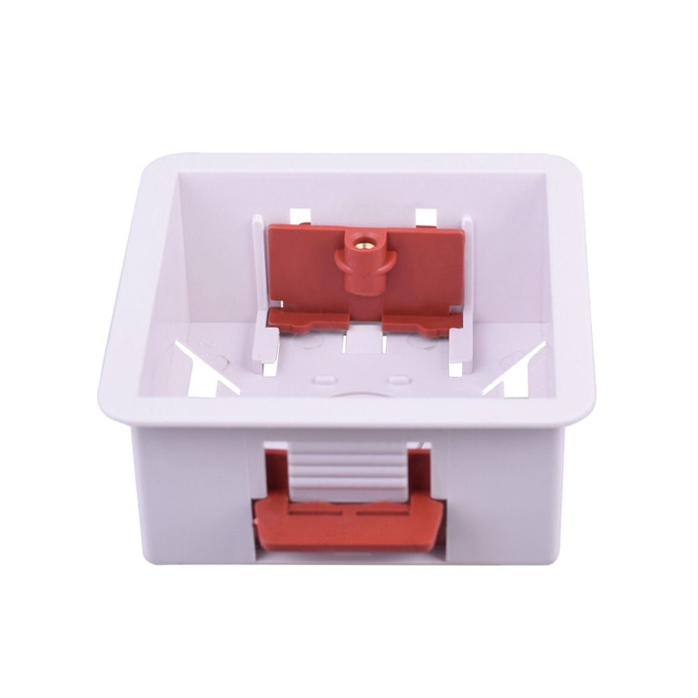 White Wall Socket Cassette Junction Box Wall Switch Box Durable Gypsum Board Lining Box  Home