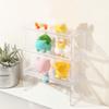 Transparent Storage Rack Stackable Organizing Rack Durable Toy Display  Handmade Paper Cup Cake