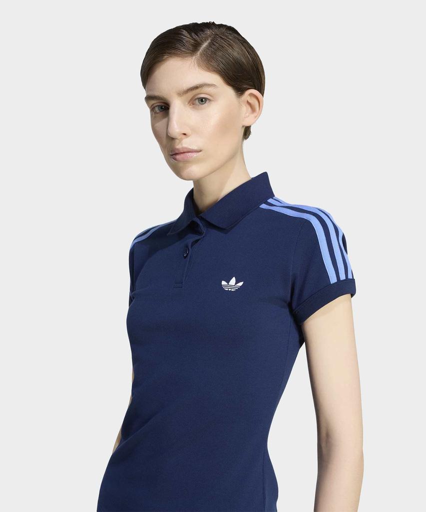 Поло Adidas с 3 полосками - Темно-синий:Синий / Ks4762