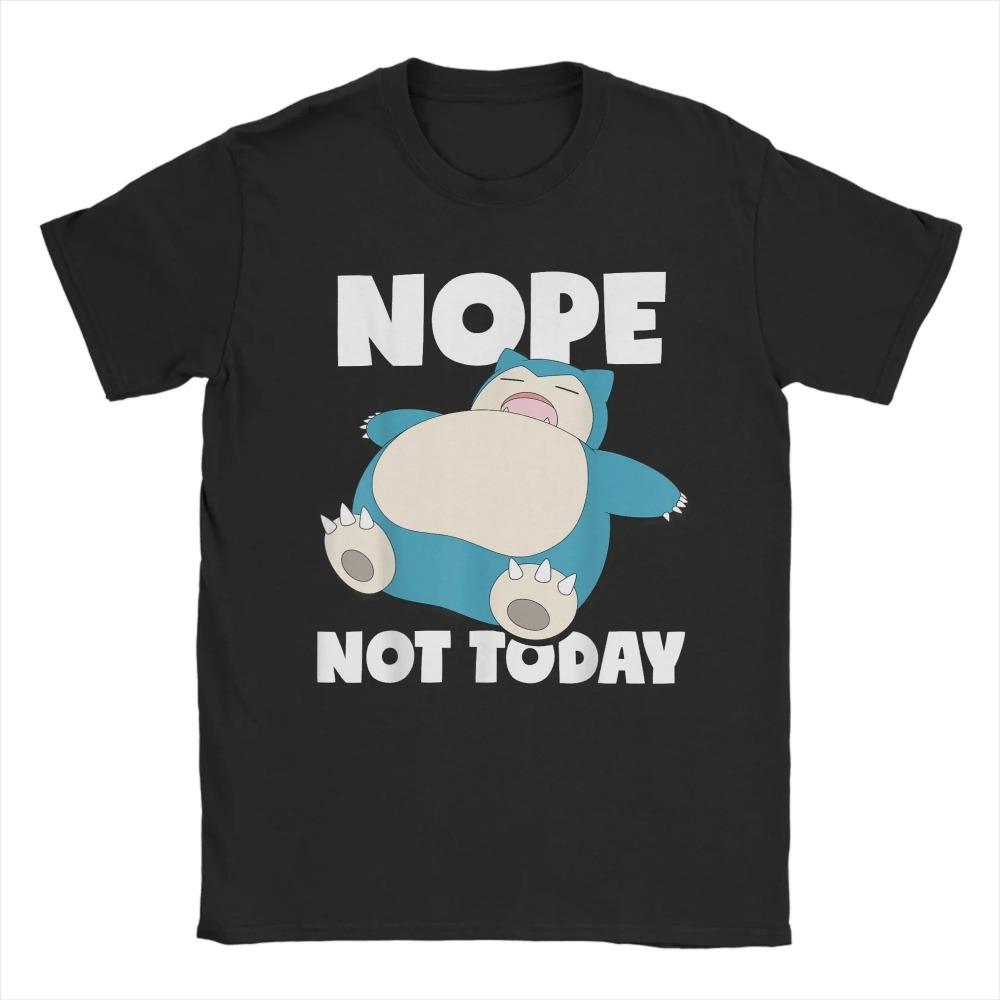 Новая летняя мужская футболка с принтом Спящего Каби Зверя, круглый вырез, футболка из 100% чистого хлопка, милый топ с принтом