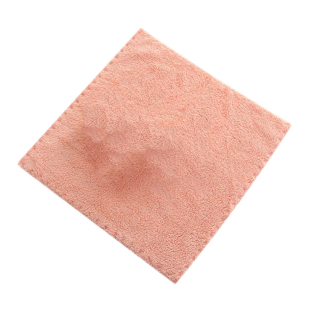 6 шт. модный коралловый бархатный квадратный носовой платок мягкое впитывающее полотенце в форме блюда 30*30 см