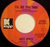 7-дюймовая пластинка JAKE JONES Ill See You Thru KS2154 Kapp Records US Rock Б/у
