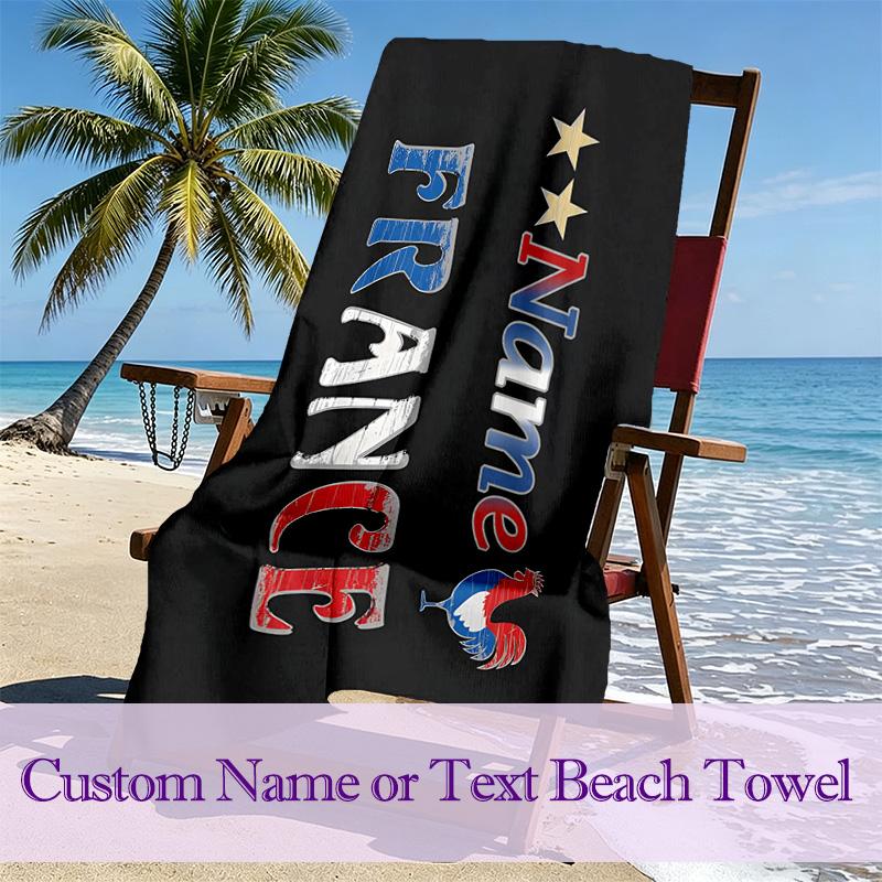 France national football team (8) Beach Towel, A Must-have for Any Perfect Trip, Perfect Birthday, Holiday Gift For Family and Friends
