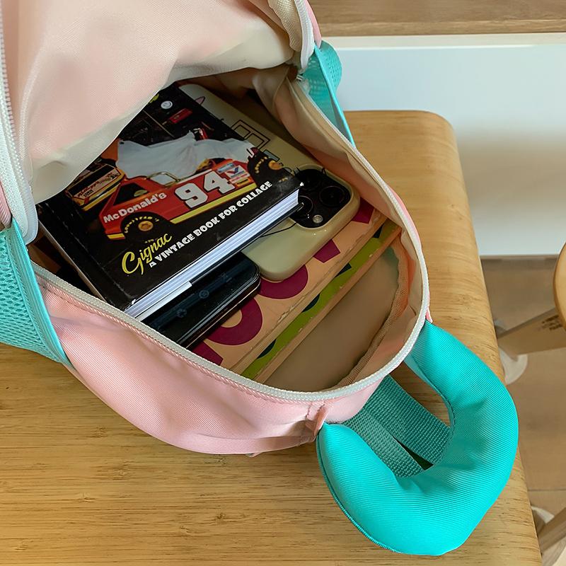 Детский школьный рюкзак для детского сада с героями мультфильмов, маленький рюкзак для мальчиков и девочек с изображением животных и кошельком для монет