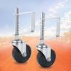 Durable Home Supply 4 Inch Spring Wheel Door Wheel Caster Gate Roller Slider Loaded Gate Wheel