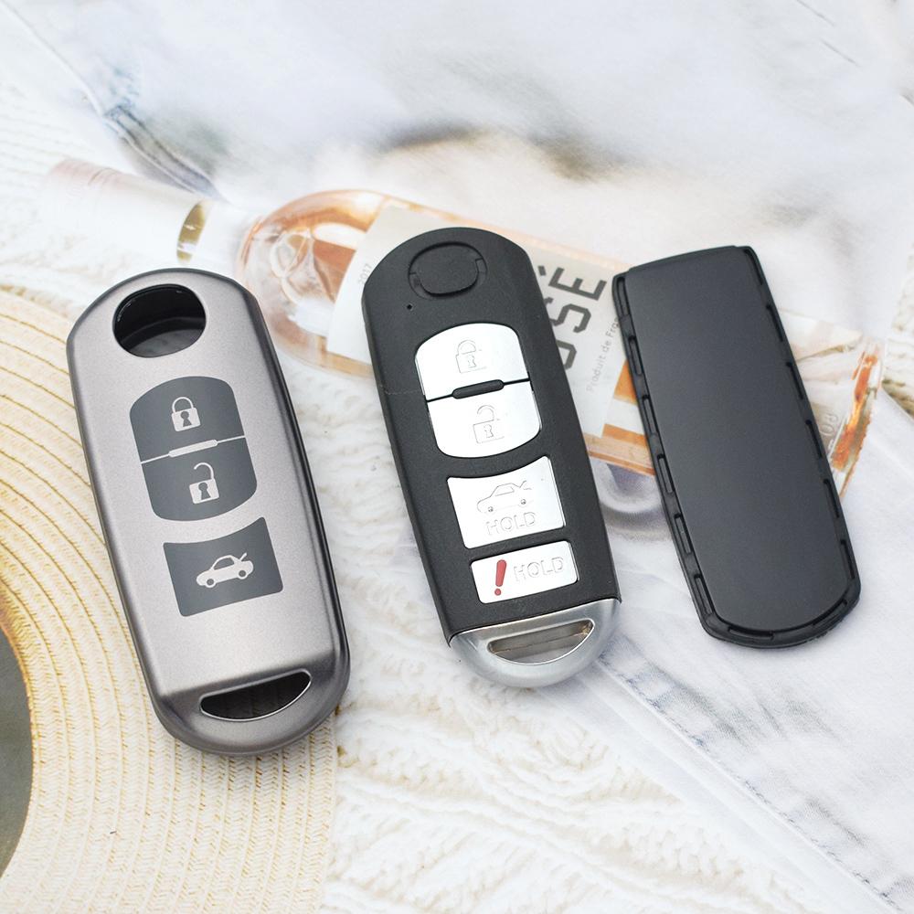 3-кнопочный ТПУ чехол для ключа-пульта для MAZDA CX-5 CX-3 2 3 5 6 CX-7 CX-9 Demio Speed Miata MX5 Чехол 2018 2019 2020 2021