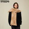 Women's Retro Elegant Printed Scarves Cold-proof Windproof Warm Outdoor Scarves Autumn Winter Casual Versatile Scarf Shawls