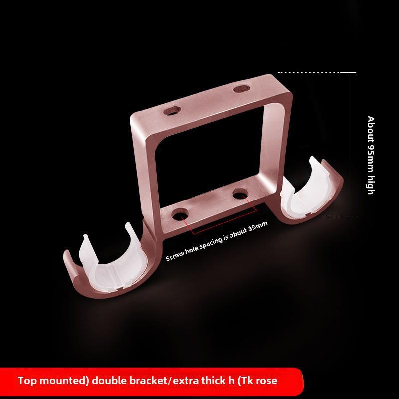 Комплект кронштейнов для римского карниза - основание из алюминиевого сплава, три цвета