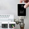Беспроводной радиаторный термостат с подключением Zigbee и управлением через приложение для защиты от замерзания и обнаружения открытого окна