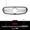 Решетка радиатора Mercedes-Benz GLC 2023-2024 X254 в стиле GT, сетчатая решетка бампера