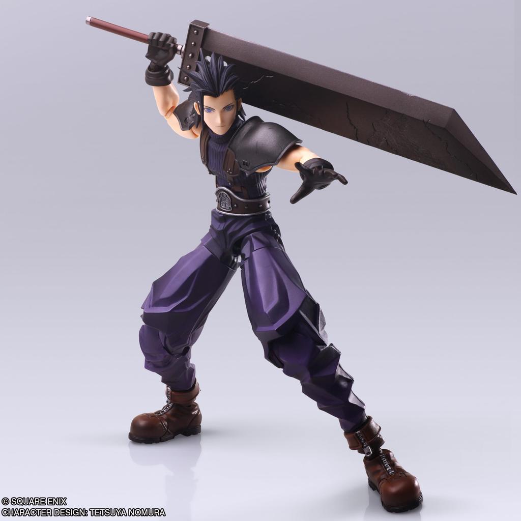 Final Fantasy VII BRING ARTS Zack Fair PVC Painted Action Figure
